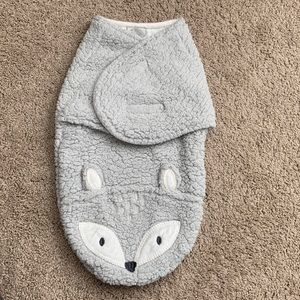 Chick Pea Raccoon Swaddle Blanket